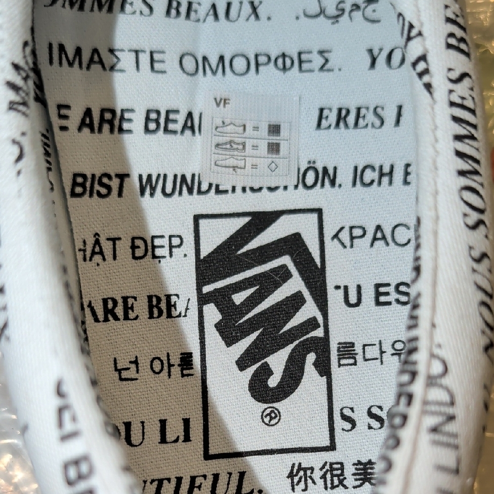 Vans Era 'We Are Beautiful - White' Sneakers Size M9.5 W11 NWT MSRP $75 - Picture 9 of 9